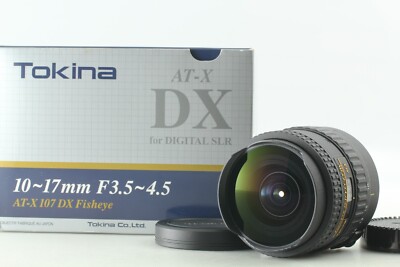 [MINT w/Box] Tokina AF 10-17mm f3.5-4.5 AT-X DX Fisheye Lens Canon EF #T3732