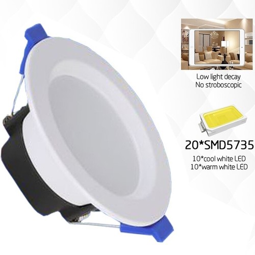 20/10Pack Dimmable Downlight LED Recessed Spotlight 7W Ceiling Light with Driver - Picture 2 of 7
