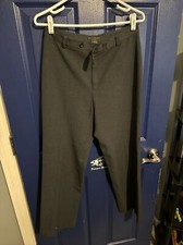 New Womens Banana Republic Sz 6 Dress Pants Gray Logan Fit Straight Leg Stretch
