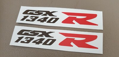 #ad 2 X GSXR 1340 STICKERS DECALS as on the SUZUKI HAYABUSA rear indicator panels GBP 6.50