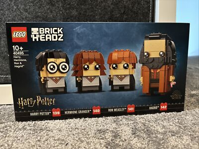 LEGO Harry Potter Harry Hermione Ron Hagrid Brickheadz 40495 NEW SEALED 5702016995985 eBay