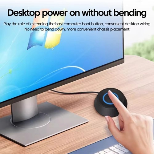 Computer-Desktop-, 1,8 M, PC-Motherboard, Externer Start--LED-Lichtknopf, V5237 - Afbeelding 2 van 7
