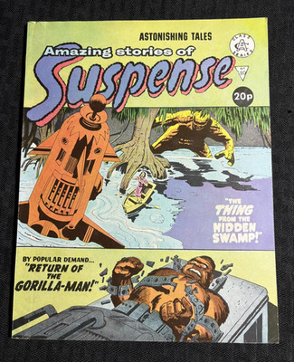 Vintage AMAZING STORIES OF SUSPENSE Astonishing Tales #180 VG+ 4.5 BRITISH