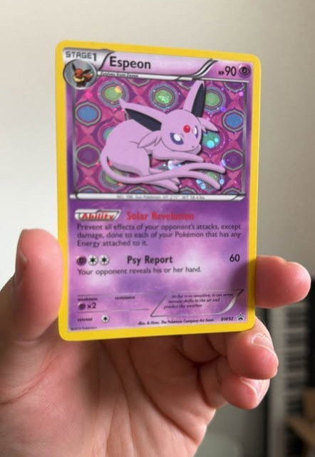 2011 Pokemon Black and White Black Star Promo Sylveon Collection #BW92 Espeon