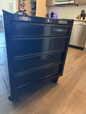 Craftsman Black Metal Tool Cabinet 4-drawer Rolling Tool Storage Craftsman Black Metal Tool Cabinet 4-drawer Rolling Tool Storage