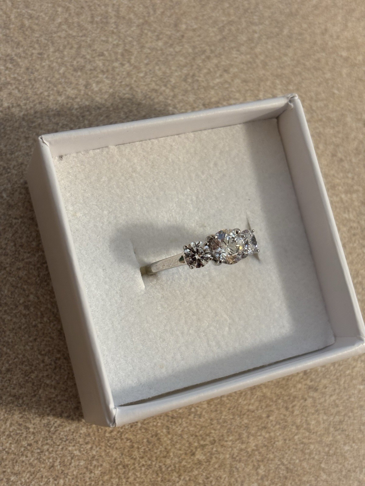 3 Stone Ring - image 2