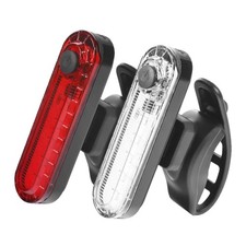 Luce Posteriore e Anteriore Bici Ricaricabile USB LED Bicicletta MTB 4 Modalità