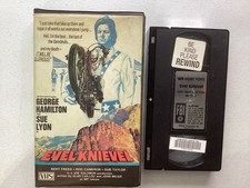 Evel Knievel VHS Clamshell MP 1054 MPI Release VHTF 90 Min George Hamilton