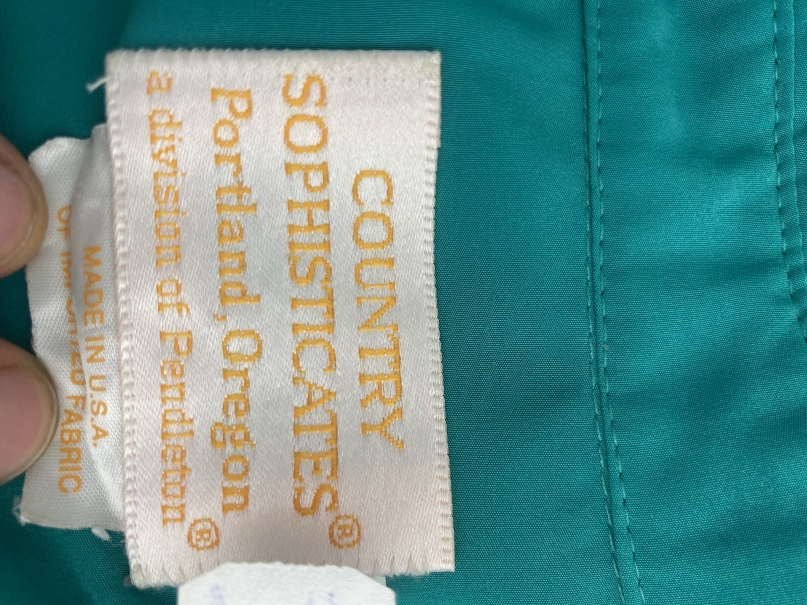 Green Pendleton Blouse, western, basic, cowgirl, - image 7