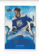 2020-21 Upper Deck Ice #178 Cal Foote XRC Rookie Lightning /499 