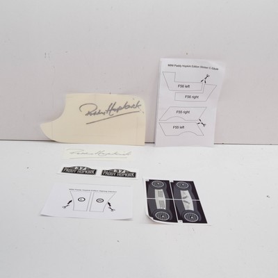 Mini Cooper F55 Aufkleber Paddy Hopkirk Edition 51145A35385 Neue Echtheit