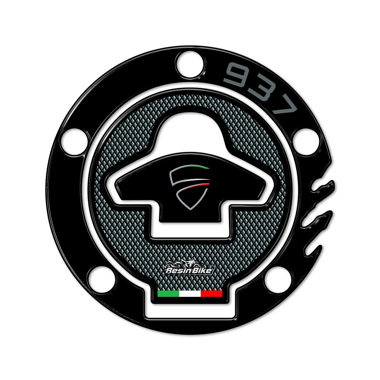 Resin Bike 3D Motorcycle Stickers - Fuel Cap | Ducati Monster 937/937+ 2021>2025