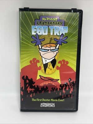 Dexters Laboratory VHS Lot Greatest Adventures & Ego Trip 2000 2001 Clamshell