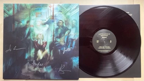 BLEACH LAB 12” Deep Red Marble Effect Vinyl ‘Lost In A Rush Of Emptiness’ SIGNED