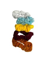 NEW hair ties accessories women girls all hair types velvet lot of 5