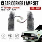 FIT 1979-1982 Toyota Corolla Ke70 Te71 Te72 Sedan Corner Light Lamp New Pair