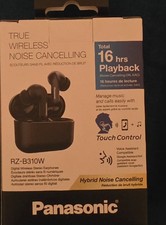 Image of Panasonic RZ-B310WDE-K Wireless Earbuds Noise Cancelling Black Light Box Damage