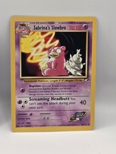 Pokemon Sabrina's Slowbro 60/132 Gym Heroes on eBay