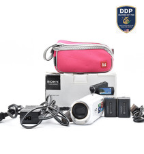  Excellent 5 SONY HDR-CX390 32GB White Optical SteadyShot HandyCam 30x JAPAN