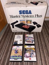 Sega Master System 1 Boxed Console Bundle With Phaser & Games Tested Working