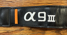 Genuine Sony Alpha a9 III Camera Neck Strap - OEM Black Shoulder Strap GUC I m