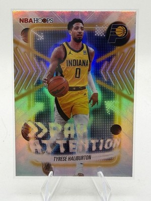 2025-26 Topps NBA Hoops Pay Attention Rainbow #PA-5 Tyrese Haliburton