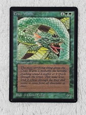 Magic The Gathering Beta Crawl Wurm 1993 Green Creature NM Old School