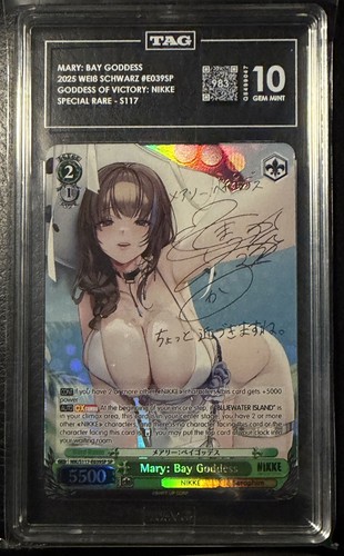 Weiss Schwarz: NIKKE, Goddess Of Victory “Mary: Bay Goddess” Gold Stamp TAG 10