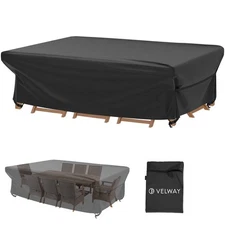 Waterproof Rectangular Patio Furniture Cover 98"L x 78"W All Weather