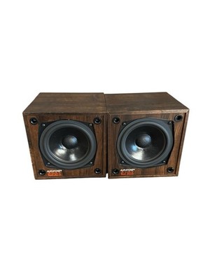 Pair Auratone 5PSC PRIMO-SOUND-CUBE Wood Grain Passive Reference Speakers