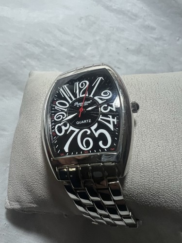 precision by gruen, berühmtes Design, GP467MT, große Zahlen, Edelstahl, 33 x 40 - Bild 5 von 8