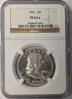 1962 Proof Franklin Half Dollar 50C - NGC PF67 STAR - A30