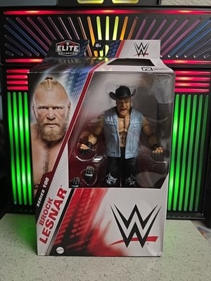 WWE Brock Lesnar Cowboy Elite 108 Figure Hard To Find LOOK