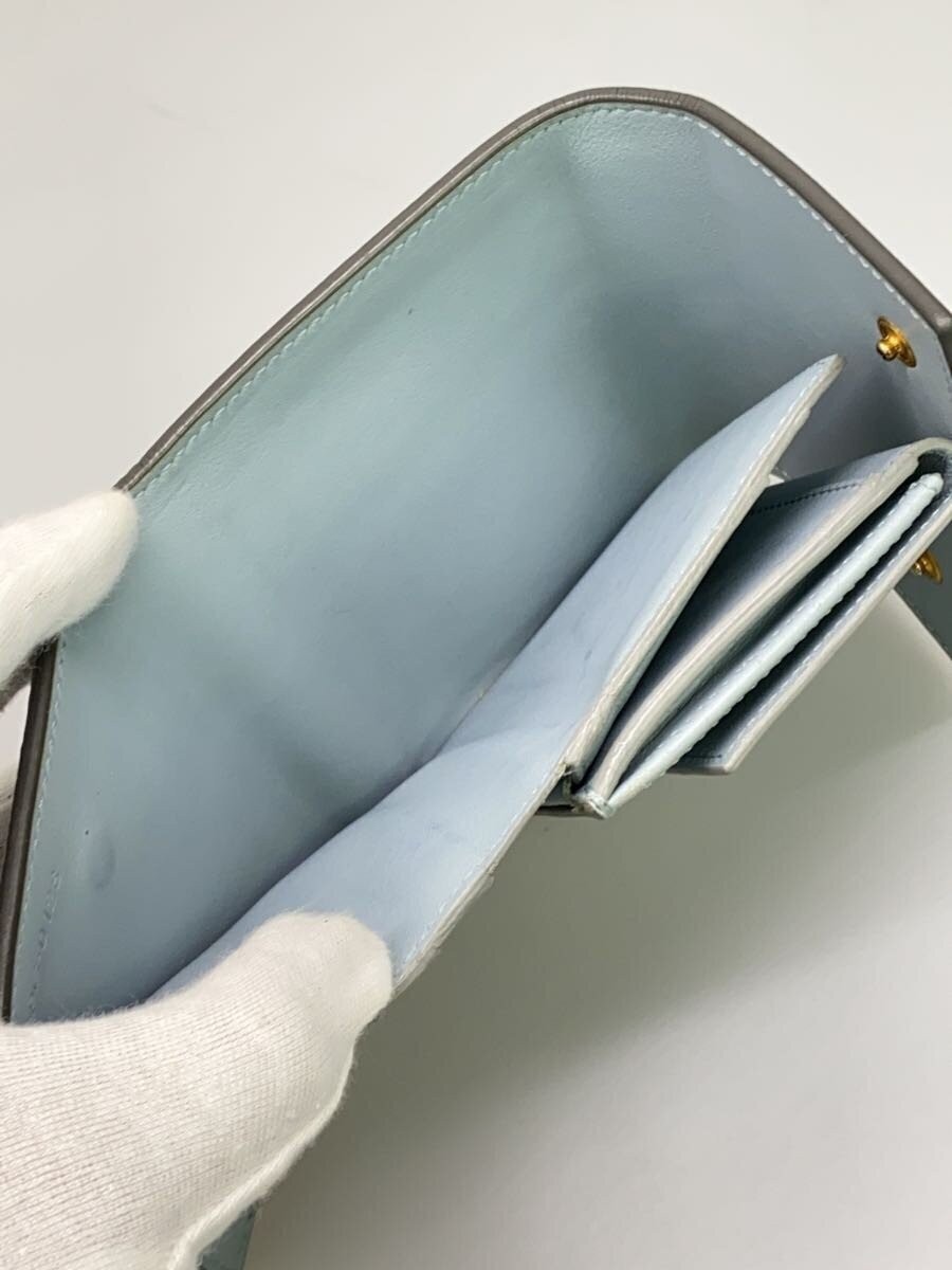 CELINE Small Folded Function Tri-fold Wallet - Bl… - image 6