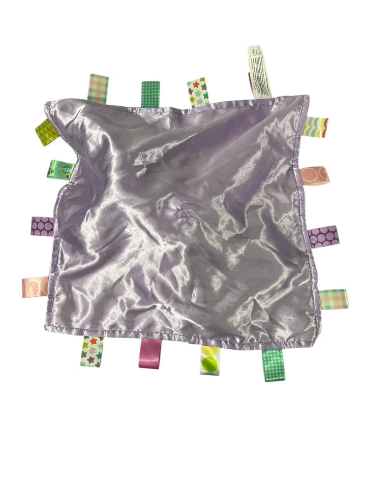 Taggies Ciervo Flora Fawn Bebé Lovey Lovie Manta de Seguridad Caracoles Púrpura Verde Foto 3 de 4