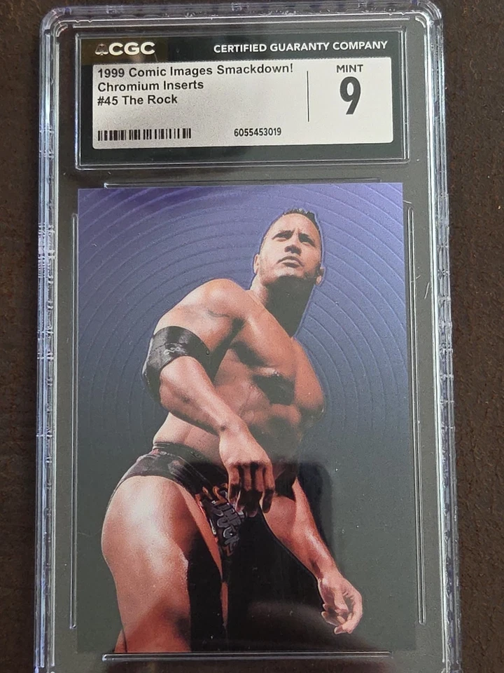 1999 WWF WWE SmackDown! The Rock #45 Comic Images CGC  Chromium Gem NXT  - Image 2 of 4