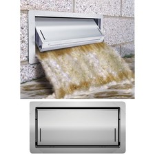 Smart Vent 8 In. x 16 In. Flood Protection Foundation Vent 1540-520 SMART VENT