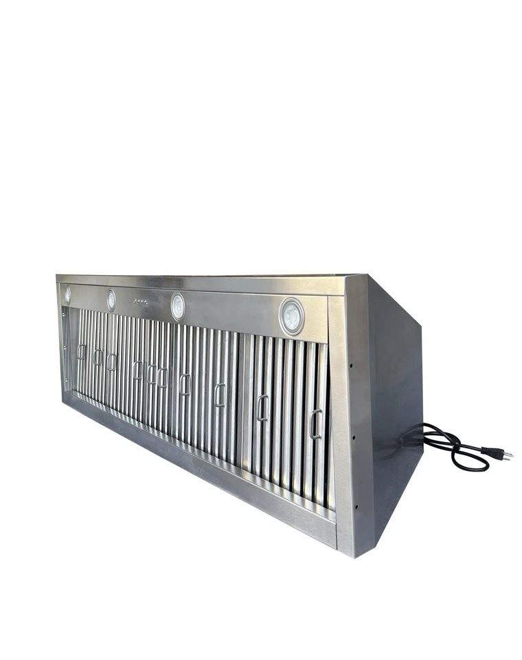 "Inserto de revestimiento/capucha 60"" + motor interno 1260 CFM (conducto redondo de 8"")" Foto 3 de 4