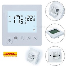 Thermostat Digital Raumthermostat Fußbodenheizung LED Heizung Unterputz DHL