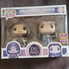 Funko Pop! Movies Lord of the Rings Aragorn & Arwen 2-Pack 2017 Summer Conventi…