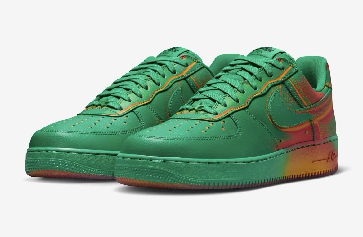 Air Force 1 Low Stadium Green and Laser Orange IB6834-300 M 12 | eBay