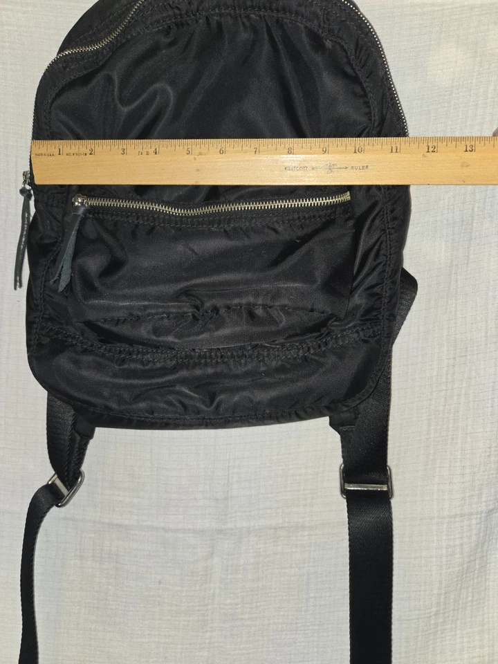 Lacoste Black Mini-Backpack - Image 4 of 4