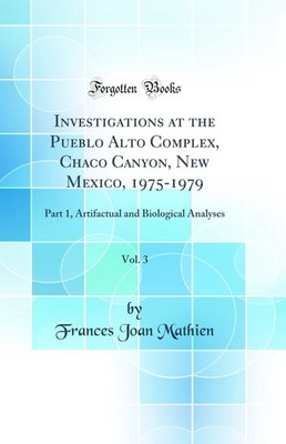 Investigations at the Pueblo Alto Complex, Chaco Canyon, New Mexico, 1975-1979,