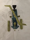 vintage 1986 Habro GI Joe Dreadnok Swampfire Helicopter Boat complete w/ defects