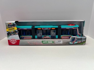 Dickie Toys City Tram Siemens Articulated Light Rail Train Steering New