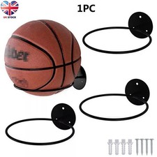 Wall Mounted Football Display Holder Metal Storage Rack Basketball Soccer Stand