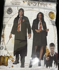 Harry Potter Wizarding World Adult Gryffindor Hogeart's Robe Hooded NEW Licensed