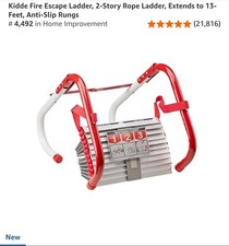 Échelle d'évacuation d'incendie Kidde 468093, 13 pieds (2 étages)