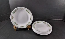 vintage CORRELLE CORNING winter hollie bread and butter plates (7) NEVER USED