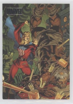 2010 Rittenhouse Marvel Heroes & Villains Silver Miss America vs Henchman b6s